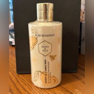 Pure Romance Honey & Gold Shower Gel - New Sealed Package